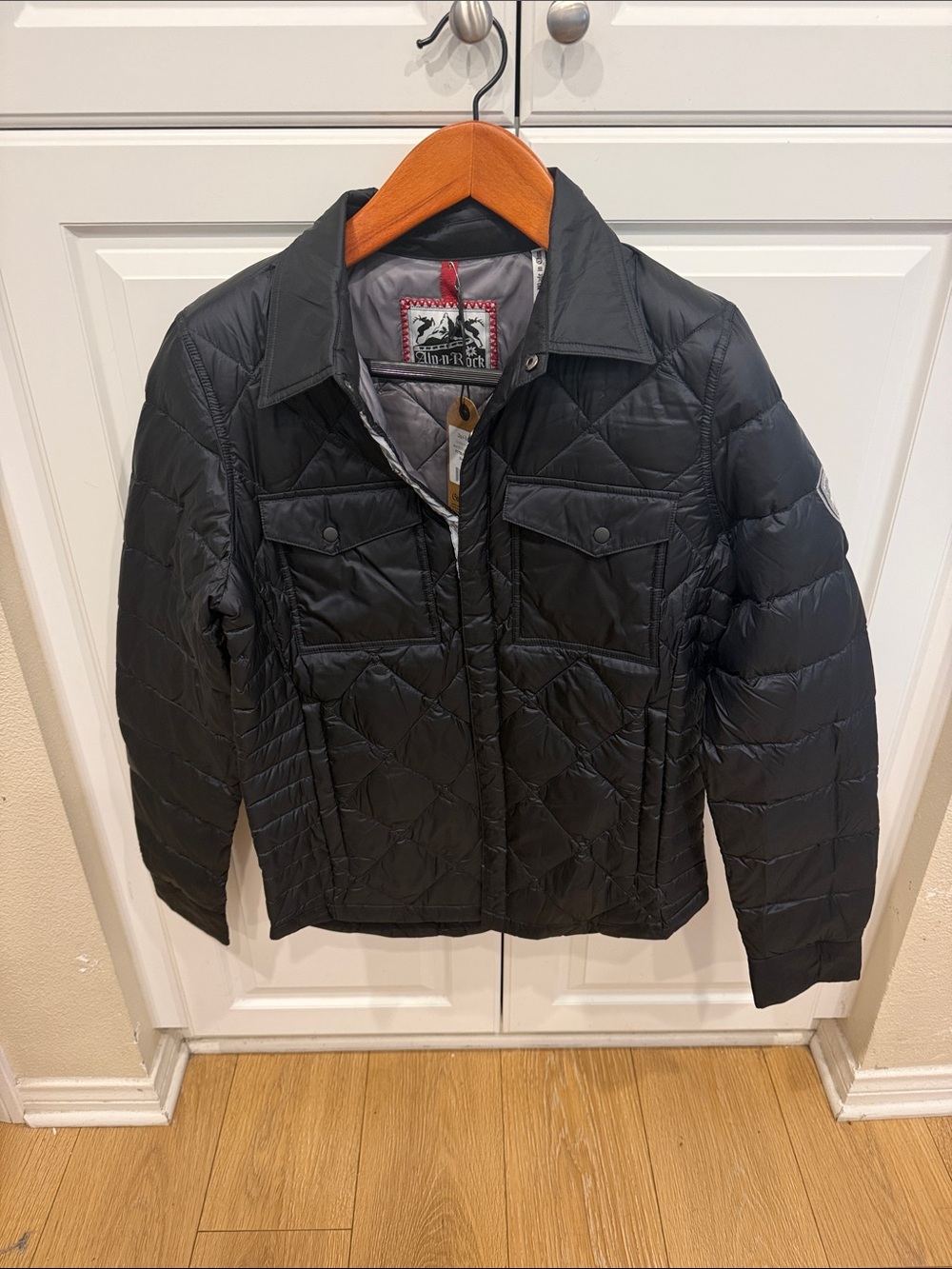 Alp N Rock Black Quilted Down Jacket